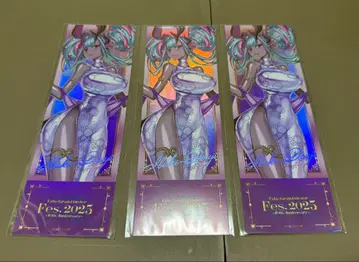 FGO 페스티벌 2025 티켓풍 카드 이부키도지 3개 세트