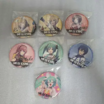 MIKU EXPO 2023 VR 57mm 캔뱃지 7개 세트