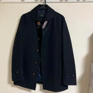 UNITED ARROWS 네이비 피 코트