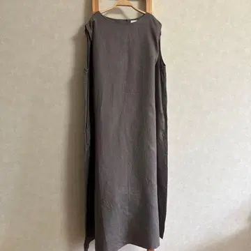URBAN RESEARCH DOORS 슬리브리스 롱 원피스 그레이