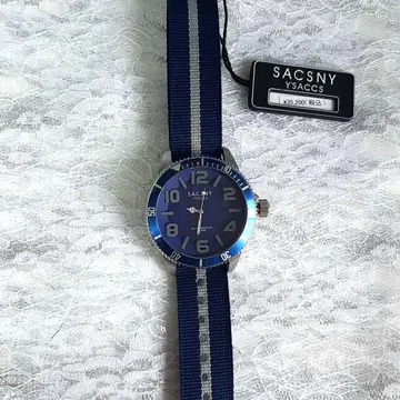 미사용과 같은 SACSNY Y'SACCS 남성용 손목시계 MO56