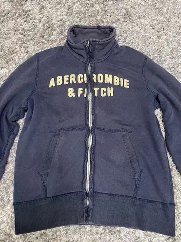 Abercrombie & Fitch 네이비 집업 맨투맨 M