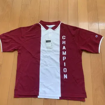 Champion 피케 셔츠 빨간색/화이트