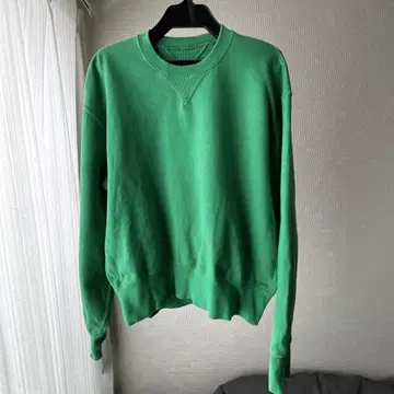 KAIKO HEAVYWEIGHT SWEAT SHIRT 'GREEN'