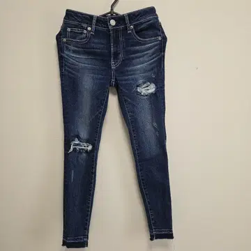 데미지 가공 스키니 데님 AZUL by MOUSSY