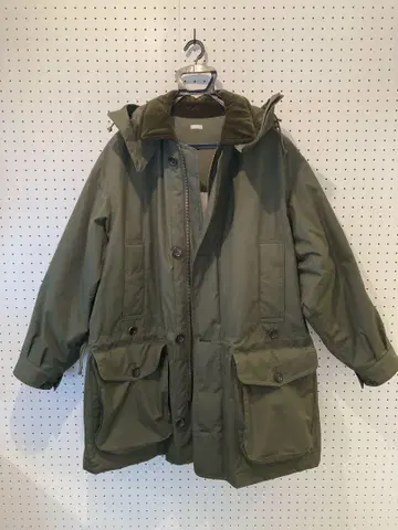a.presse Ventile 헌팅 하프 코트 올리브