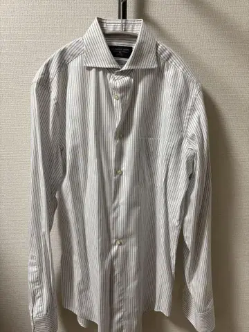 KAMAKURA SHIRTS 스트라이프 긴팔 셔츠