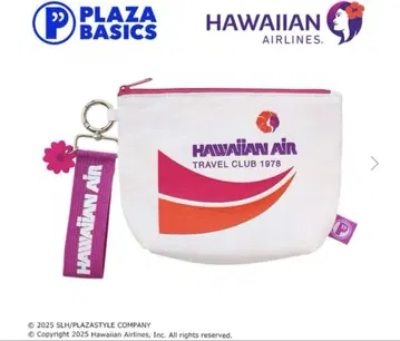 새상품 HAWAIIAN AIRLINES 하와이안항공 미니 파우치 플라자