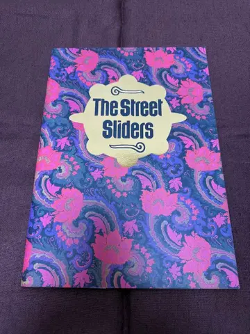 THE STREET SLIDERS 콘서트 팜플렛 '89년