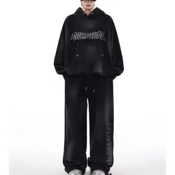 QS86 'MATERIAL' 맨투맨 상하의 세트