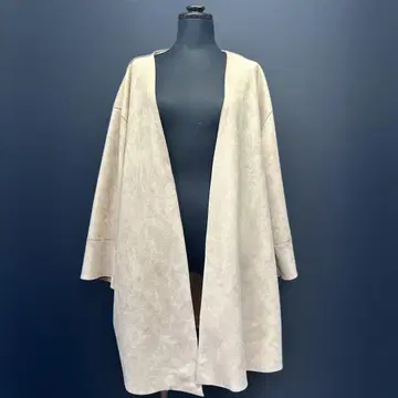 cream 베이지 롱 코트 ONE SIZE