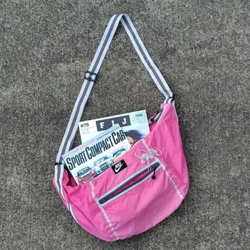 y2k 나이키 핑크 원 숄더백