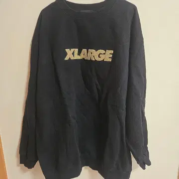 XLARGE 블랙 맨투맨 XL