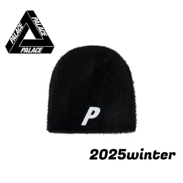 PALACE FAUX MOHAIR P NIEN CUFF 비니 블랙