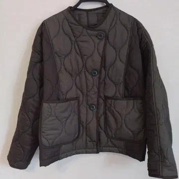 ZARA 올리브 그린 퀼팅 자켓 XS