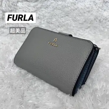 컨디션 최상 FURLA 까멜리아 컴팩트 훌라 M 지갑 가죽 월렛