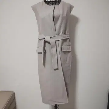 UNITEDARROWS 그레이지 슬리브리스 랩 베스트