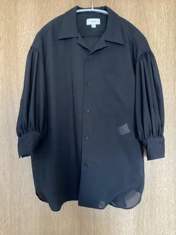 HYKE T/W VOILE BALLOON SLEEVE BLOUSE