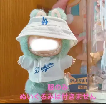 러브브 labubu 다저스풍 야구 유니폼풍 화이트 아웃핏