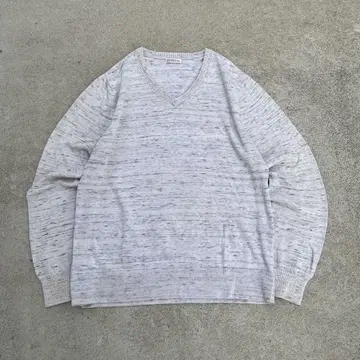 90s MERONA 브이넥 카스리 코튼 착용컷 있음