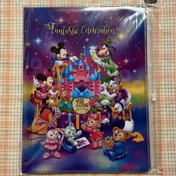 홍콩 디즈니 클리어 폴더 13주년 HKDL
