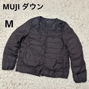 [ 새상품급 ] 무인양품 MUJI 컴팩트 다운 자켓 M 사이즈 브라운