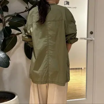 [GALLARDAGALANTE] 노카라 밀리터리 자켓 카키