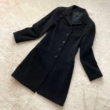 자라 베이직 ZARA 코트 울 캐시미어 블랙 M 사이즈