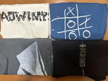 RADWIMPS 라이브 T셔츠 4장 세트