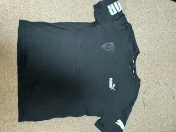 교토 산가 선수 지급품 이동복 Puma 로고 블랙 티셔츠