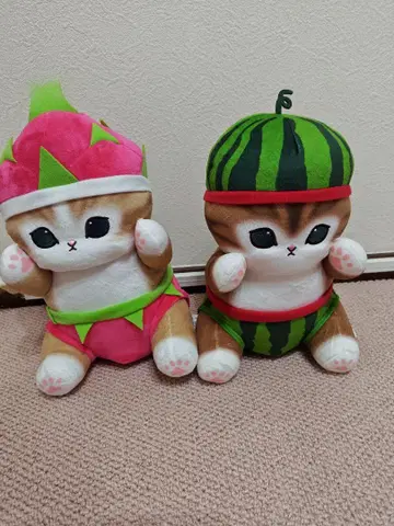 mofusand 모프 샌드 후르츠냥 봉제 인형 세트