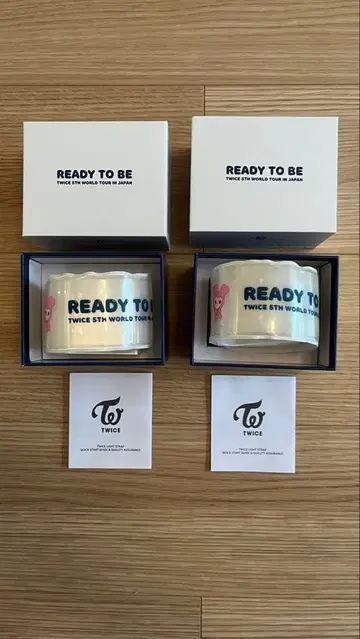 TWICE READY TO BE 라이트 스트랩 2개 세트