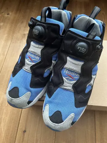 Reebok 펌프 퓨리 스니커즈 파랑 블랙