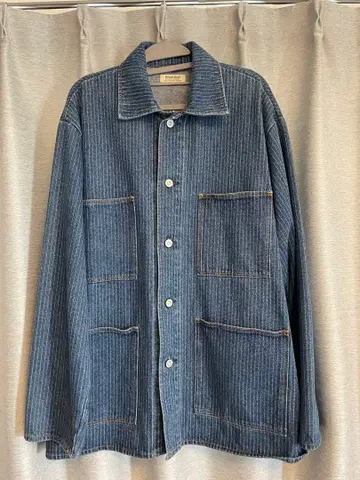 Relume Jeans 워배시 스트라이프 와이드 커버올