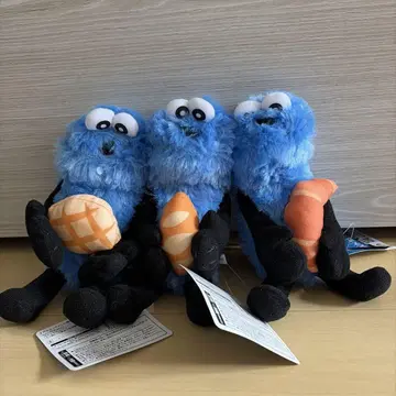 순순 봉제 인형 3개 세트 멜론빵 코페빵 크루아상