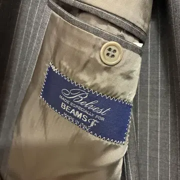 Belvest BEAMS 스트라이프 비즈니스 정장