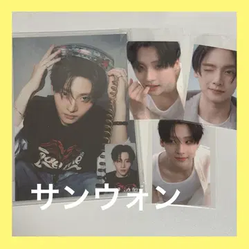 BOYS2PLANET 보이플라 2 전시회 산원 A4 사진 세트