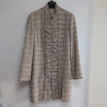 노카라 자켓 베이지 로고