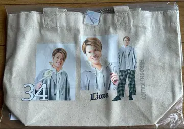 사이타마 세이부 라이온즈 카이노 히로시 참 포함 미니 토트백
