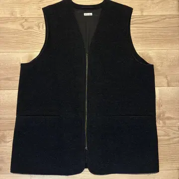 정가 22,000+세금 UNITED ARROWS 지퍼 베스트 블랙
