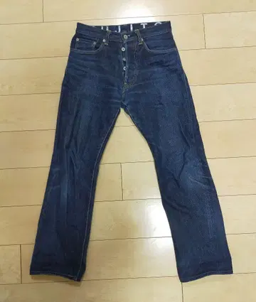 FUJITO 다크 블루 스트레이트 데님