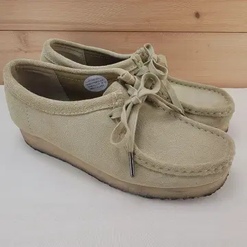 클락스 왈라비 로우 컷 메이플 스웨이드 UK5 24cm