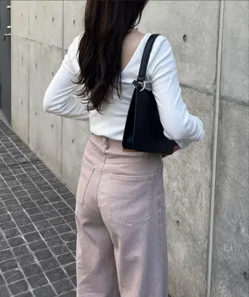 [ nelliy. ] 백 오픈 립 상의 M