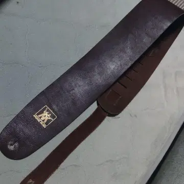 뮤직맨 musicman 기타 베이스 스트랩 천연 가죽 레더