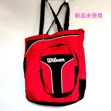 미사용 새상품 Wilson 테니스 라켓백 빨간색/블랙