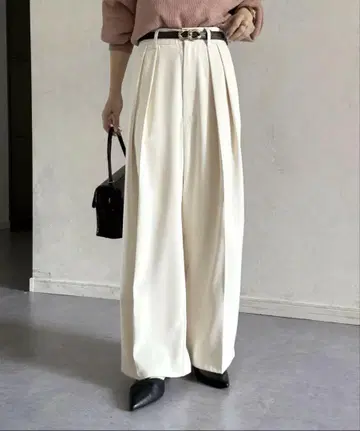 Thevon 2턱 슬랙스