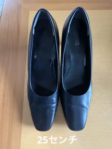 블랙 하이힐 펌프스 25.0cm