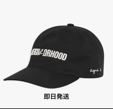 [ 미사용 새상품 ] NEIGHBORHOOD x agns b. 캡 블랙