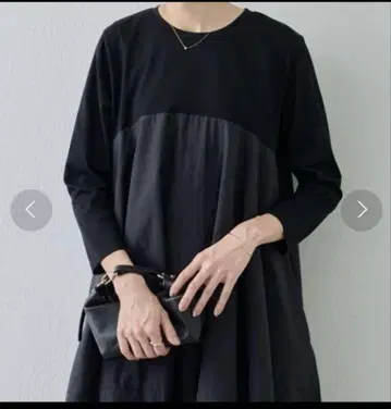시착만 한 상품 품절 모델 BEARDSLEY 마루 원피스 코쿤 블랙
