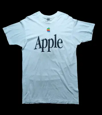 90s Apple T셔츠 XXL 애플 빈티지 레인보우